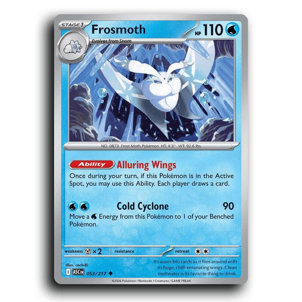 Frosmoth 053/217 Ascended Heroes Uncommon Pokemon Card TCG Near Mint NM