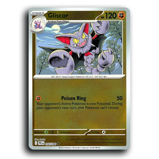 Gliscor (050/094) [Phantasmal Flames] Uncommon Pokemon Card TCG Near Mint NM Reverse Holo