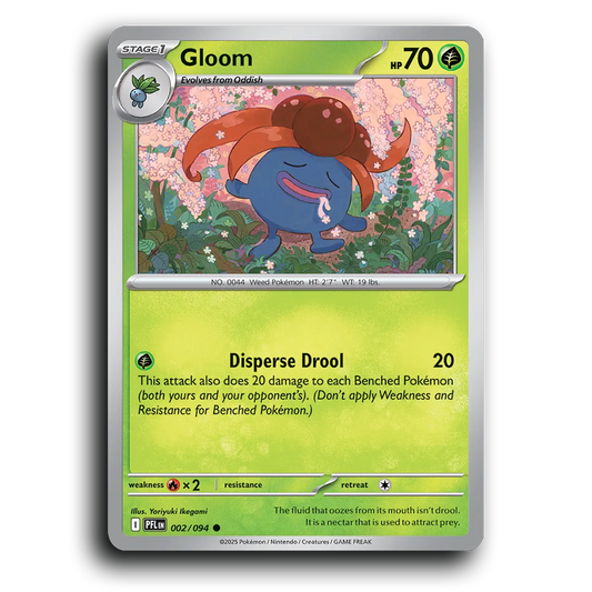 Gloom (002/094) [Phantasmal Flames] Common Pokemon Card TCG Near Mint NM