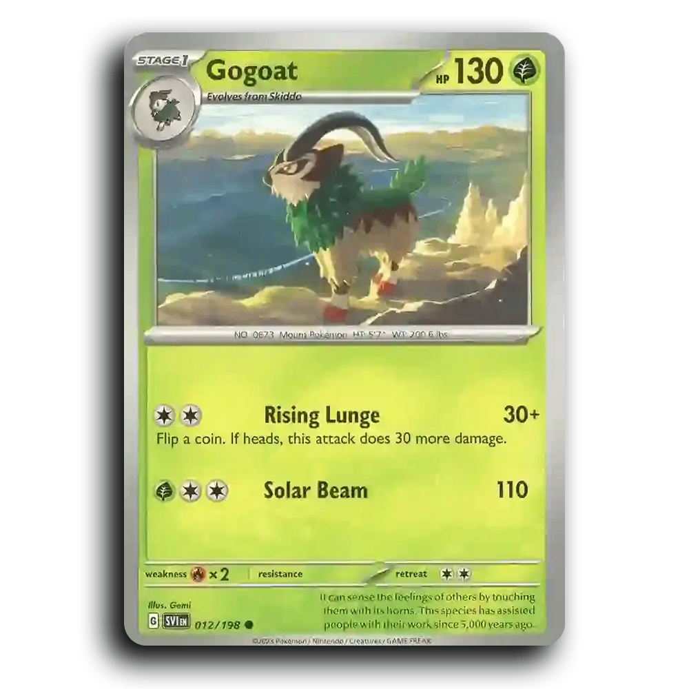 Gogoat (012/198) [Scarlet & Violet] Common Pokemon Card TCG Near Mint NM