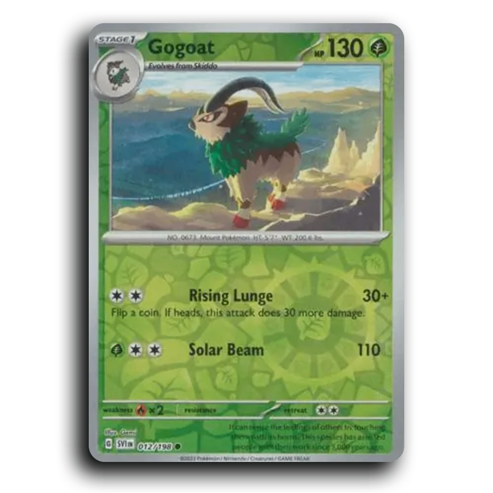 Gogoat (012/198) [Scarlet & Violet] Common Pokemon Card TCG Near Mint NM Reverse Holo