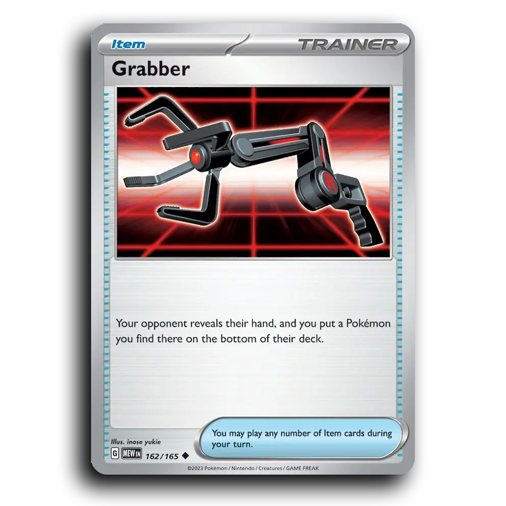 Grabber 162/165 151 Uncommon Pokemon Card TCG Near Mint NM