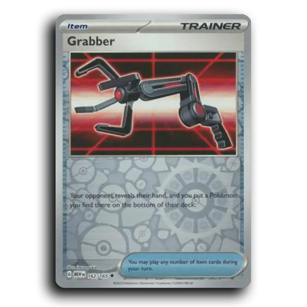 Grabber 162/165 151 Uncommon Pokemon Card TCG Near Mint NM Reverse Holo