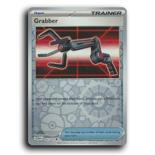 Grabber 162/165 151 Uncommon Pokemon Card TCG Near Mint NM Reverse Holo