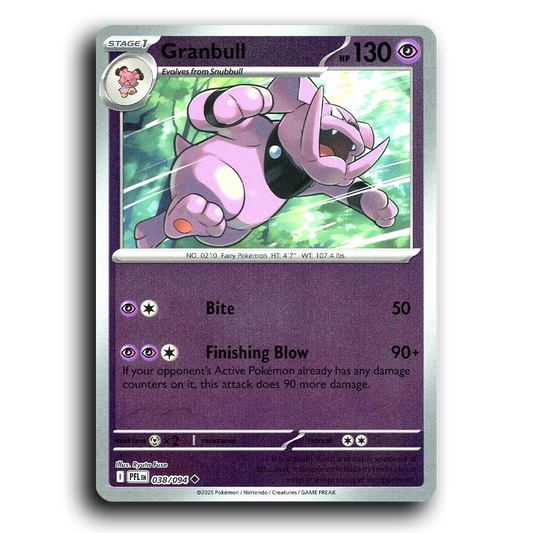 Granbull (038/094) [Phantasmal Flames] Uncommon Pokemon Card TCG Near Mint NM Reverse Holo