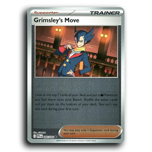 Grimsley's Move (090/094) [Phantasmal Flames] Uncommon Pokemon Card TCG Near Mint NM Reverse Holo