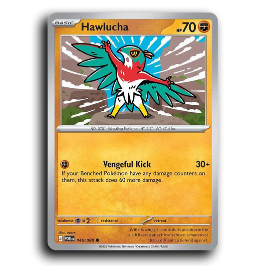 Hawlucha (046/088) [Perfect Order] Common Pokemon Card TCG Near Mint NM