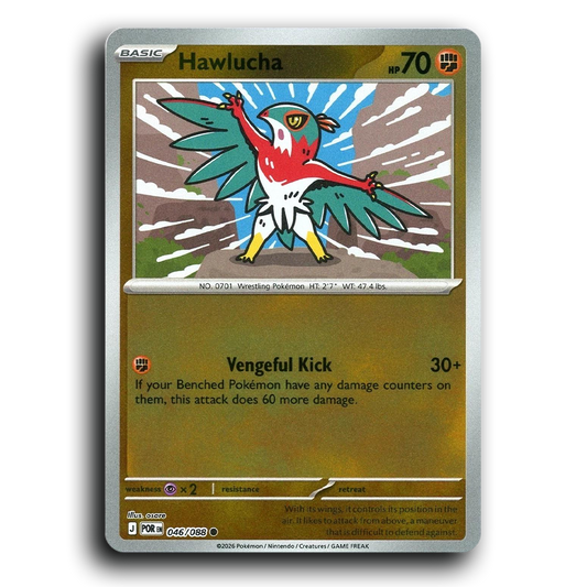 Hawlucha (046/088) [Perfect Order] Common Pokemon Card TCG Near Mint NM Reverse Holo