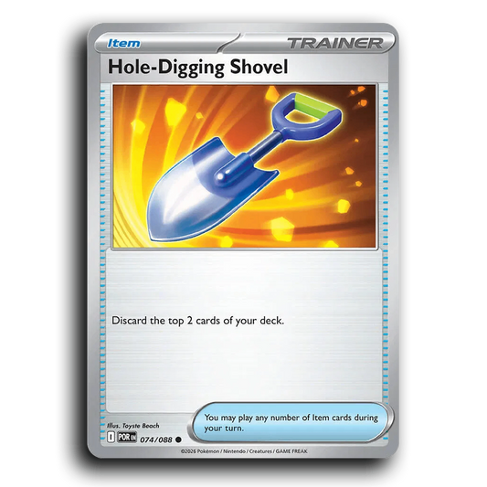 Hole-Digging Shovel (074/088) [Perfect Order] Common Pokemon Card TCG Near Mint NM