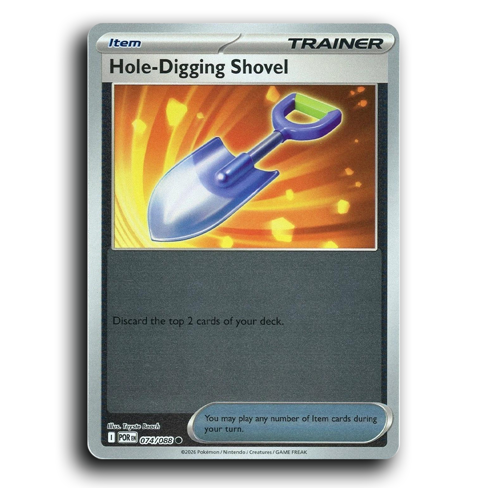 Hole-Digging Shovel (074/088) [Perfect Order] Common Pokemon Card TCG Near Mint NM Reverse Holo