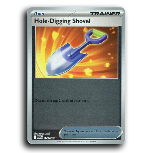 Hole-Digging Shovel (074/088) [Perfect Order] Common Pokemon Card TCG Near Mint NM Reverse Holo