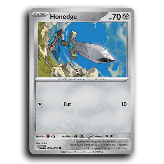 Honedge (056/088) [Perfect Order] Common Pokemon Card TCG Near Mint NM
