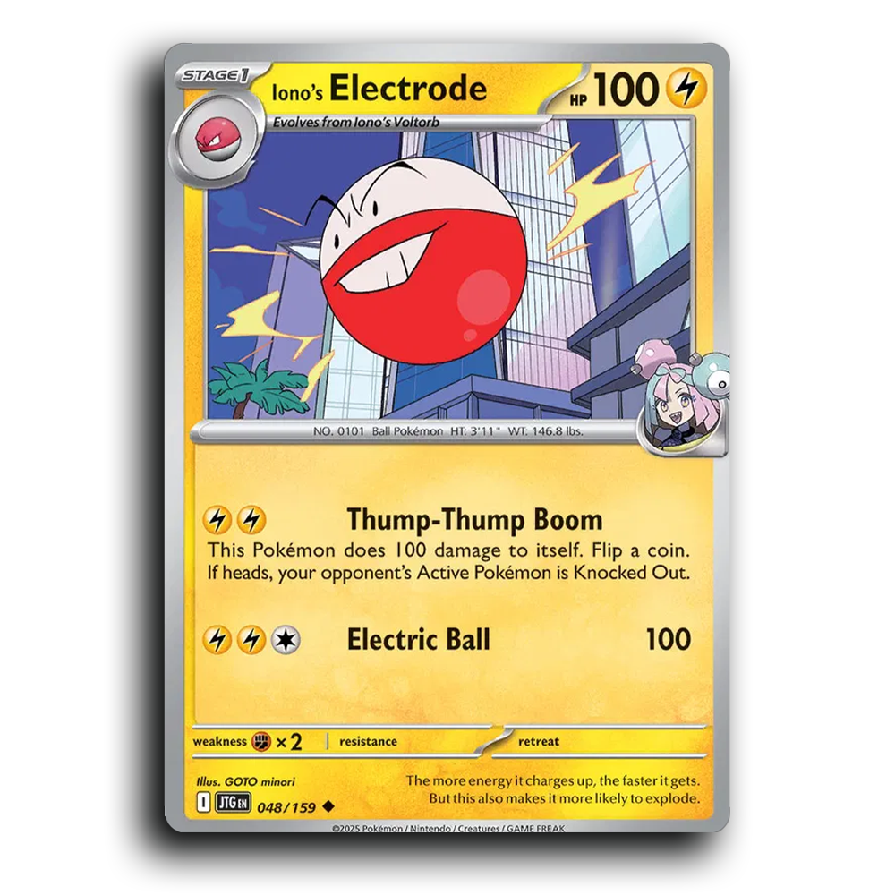 Iono's Electrode - 048/159 Journey Together Uncommon Pokemon Card TCG