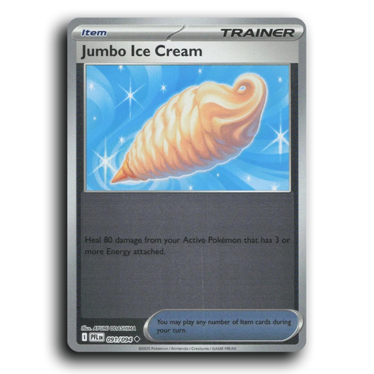 Jumbo Ice Cream (091/094) [Phantasmal Flames] Uncommon Pokemon Card TCG Near Mint NM Reverse Holo