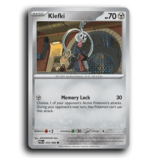 Klefki (059/088) [Perfect Order] Common Pokemon Card TCG Near Mint NM