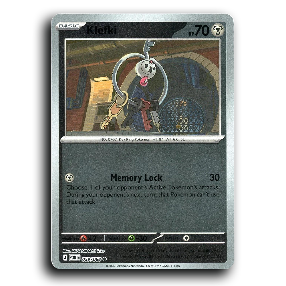 Klefki (059/088) [Perfect Order] Common Pokemon Card TCG Near Mint NM Reverse Holo