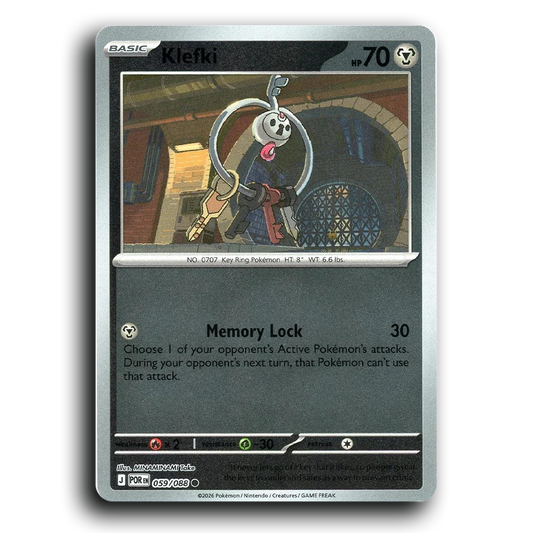 Klefki (059/088) [Perfect Order] Common Pokemon Card TCG Near Mint NM Reverse Holo