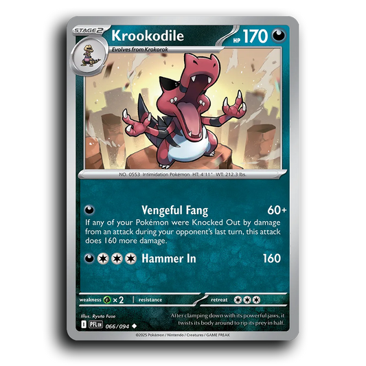 Krookodile (066/094) [Phantasmal Flames] Uncommon Pokemon Card TCG Near Mint NM
