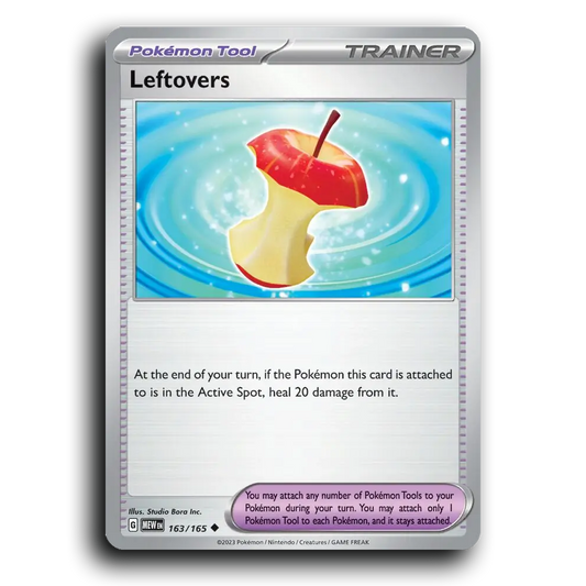 Leftovers 163/165 151 Uncommon Pokemon Card TCG Near Mint NM