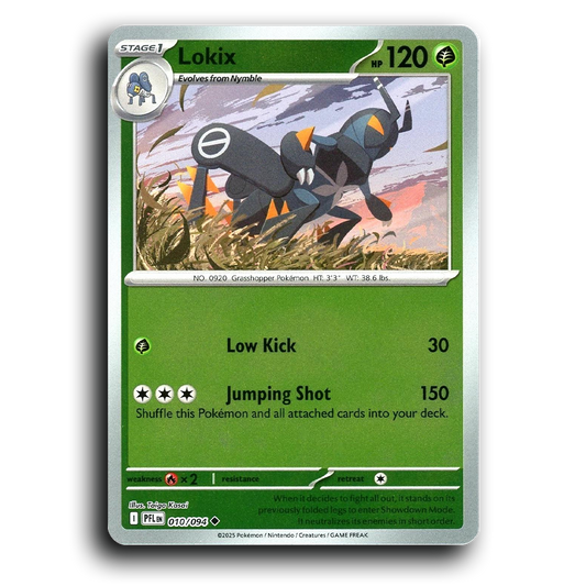 Lokix (010/094) [Phantasmal Flames] Uncommon Pokemon Card TCG Near Mint NM Reverse Holo