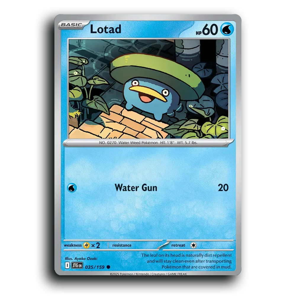 Lotad 035/159 Journey Together Common Pokemon Card TCG