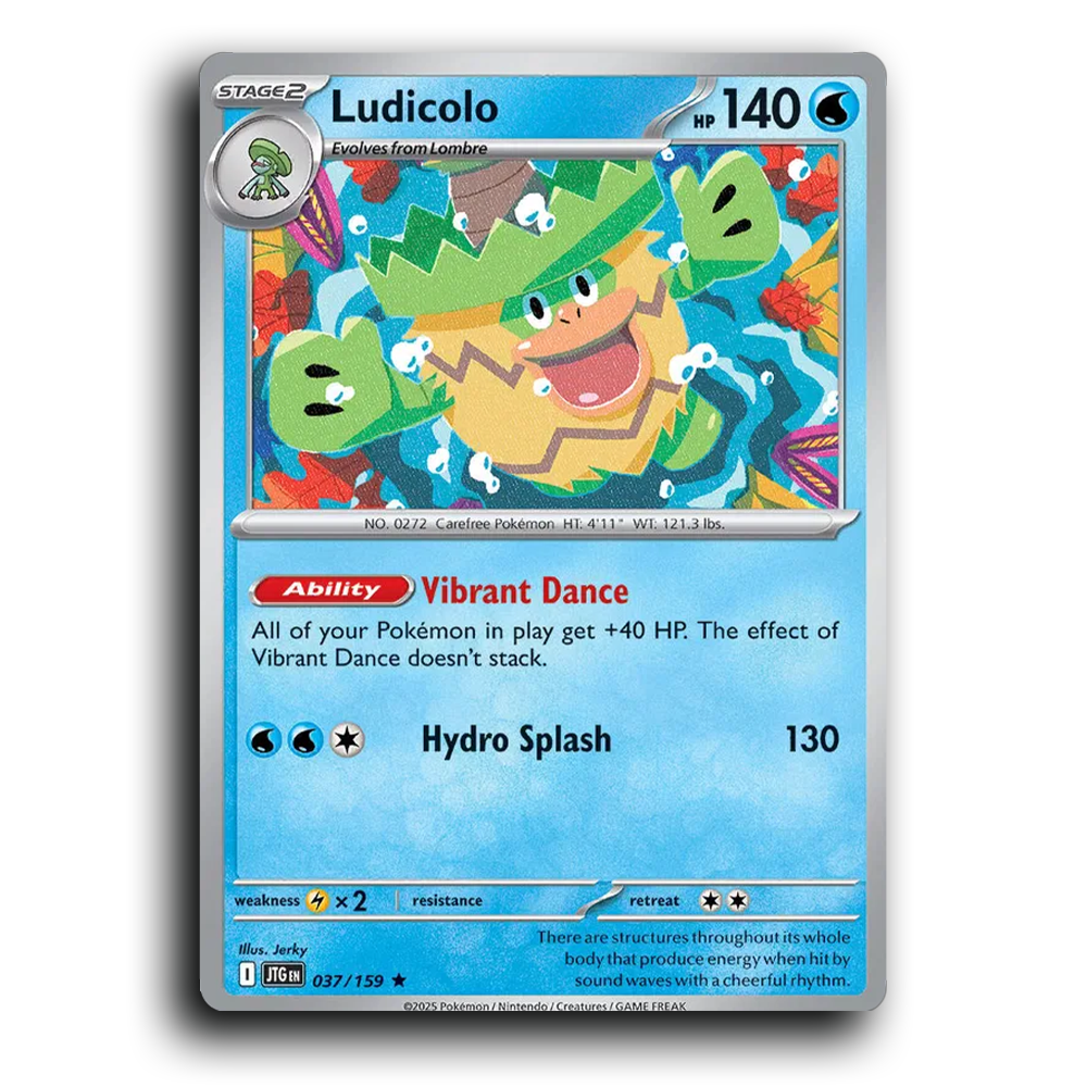 Ludicolo 037/159 Journey Together Rare Pokemon Card TCG