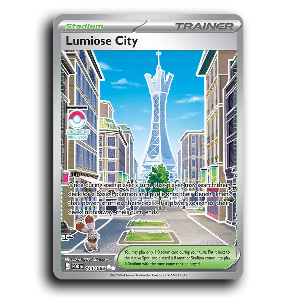 Lumiose City (111/088) [Perfect Order] Ultra Rare Pokemon Card TCG Near Mint NM Holofoil
