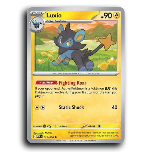 Luxio (027/088) [Perfect Order] Uncommon Pokemon Card TCG Near Mint NM