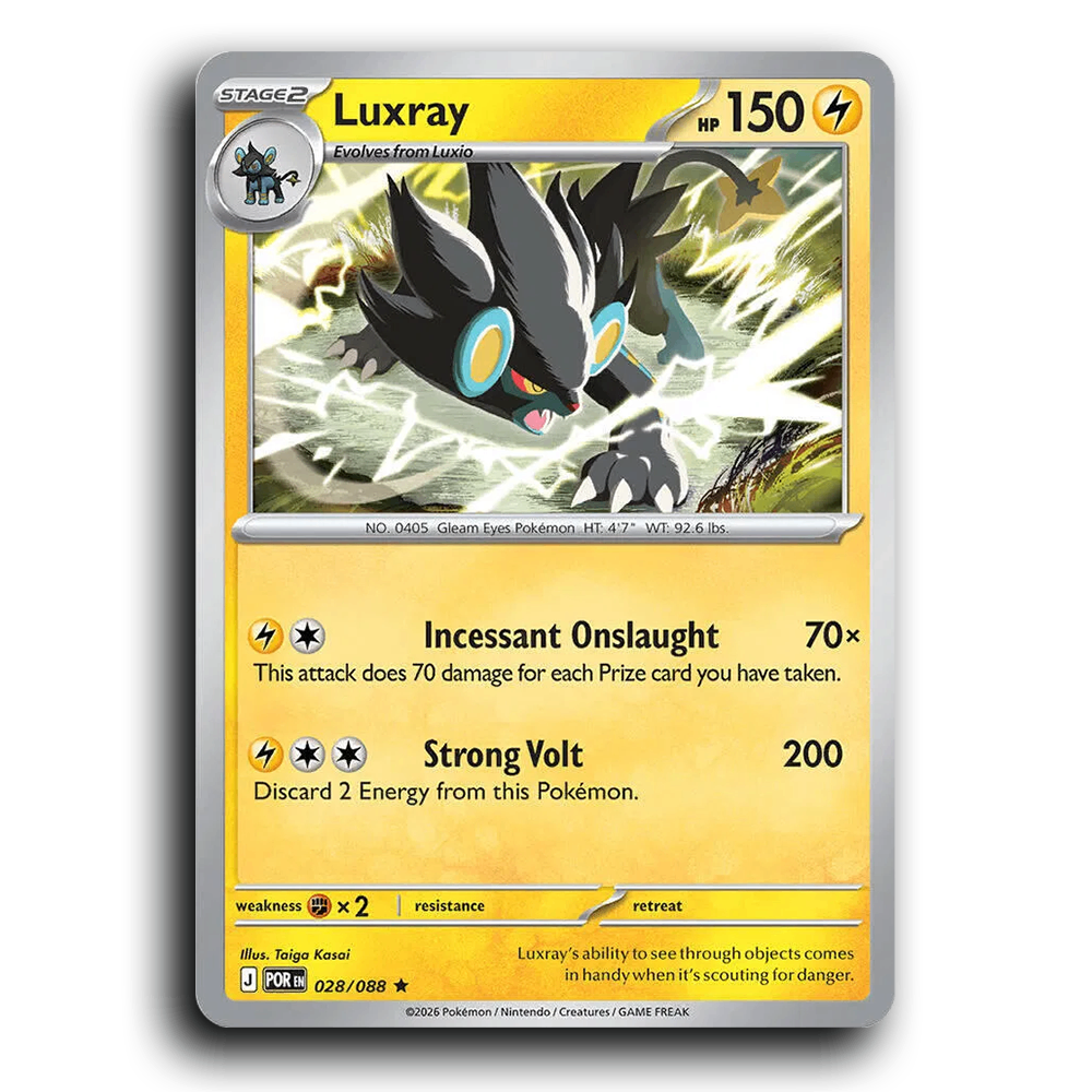 Luxray (028/088) [Perfect Order] Rare Pokemon Card TCG Near Mint NM Holofoil