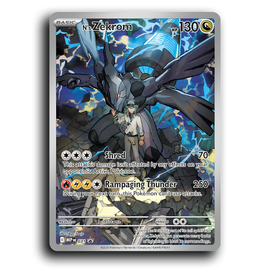 N's Zekrom - 031 (Sealed) [Mega Evolution - Black Star Promo]
