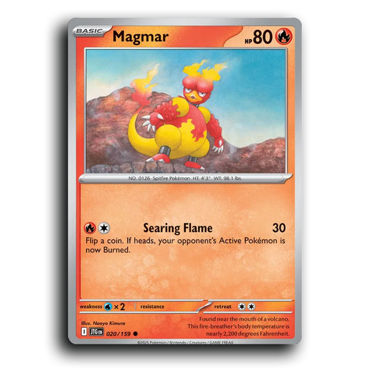 Magnar Journey Together 020/159 Common Near Mint Pokemon Card