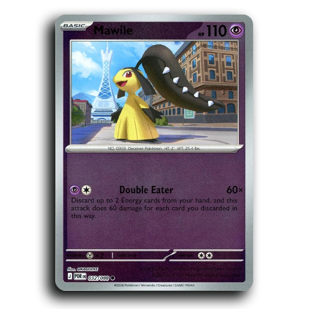 Mawile (032/088) [Perfect Order] Common Pokemon Card TCG Near Mint NM Reverse Holo