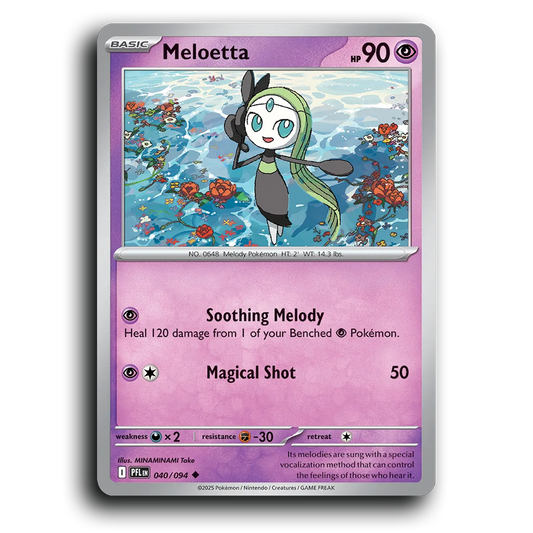 Meloetta (040/094) [Phantasmal Flames] Uncommon Pokemon Card TCG Near Mint NM