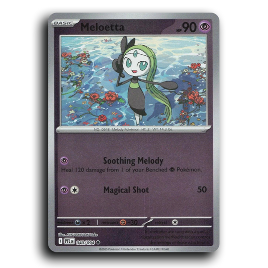 Meloetta (040/094) [Phantasmal Flames] Uncommon Pokemon Card TCG Near Mint NM Reverse Holo