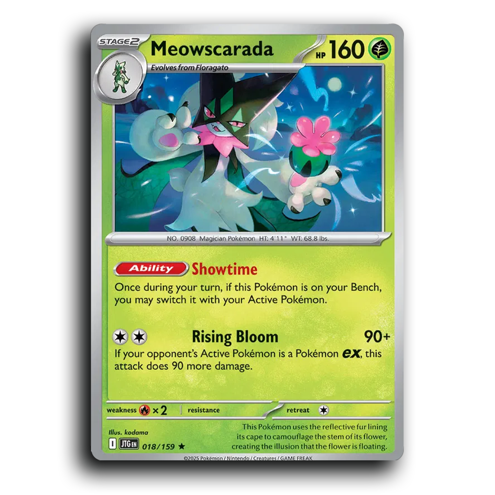 Meowscarada Journey Together 018/159 Rare Near Mint Pokemon Card