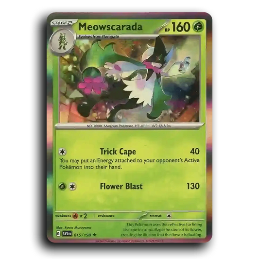 Meowscarada (015/198) [Scarlet & Violet] Rare Pokemon Card TCG Near Mint NM Holofoil