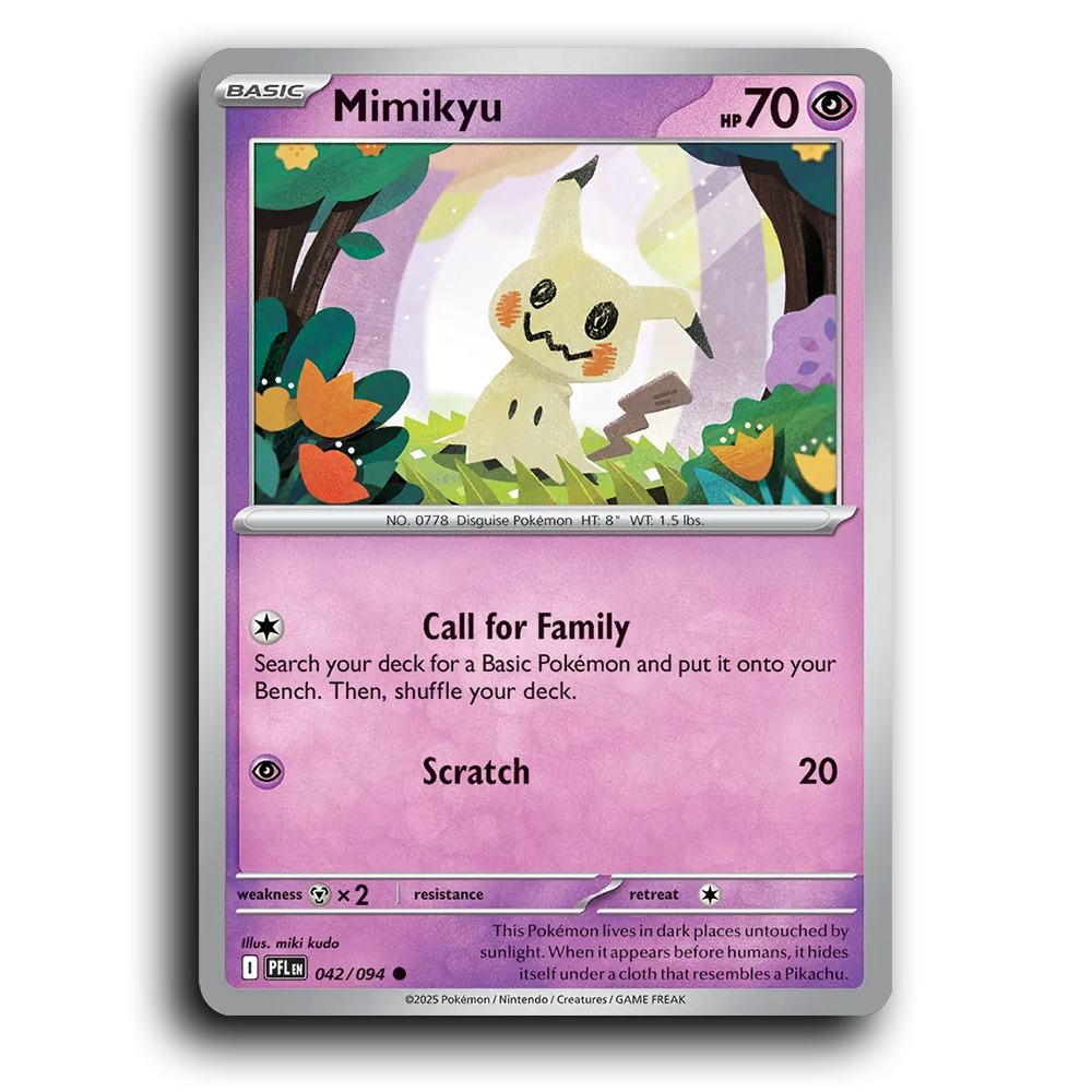 Mimikyu (042/094) [Phantasmal Flames] Common Pokemon Card TCG Near Mint NM