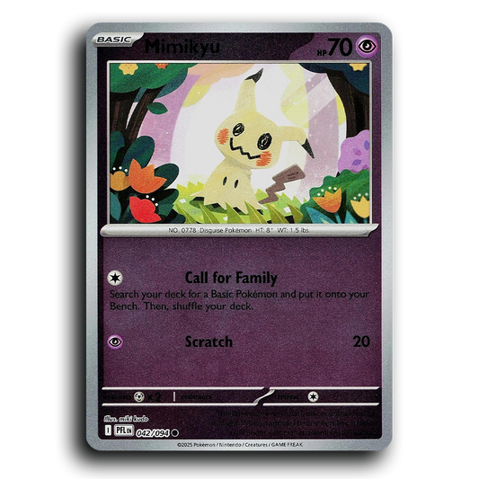 Mimikyu (042/094) [Phantasmal Flames] Common Pokemon Card TCG Near Mint NM Reverse Holo