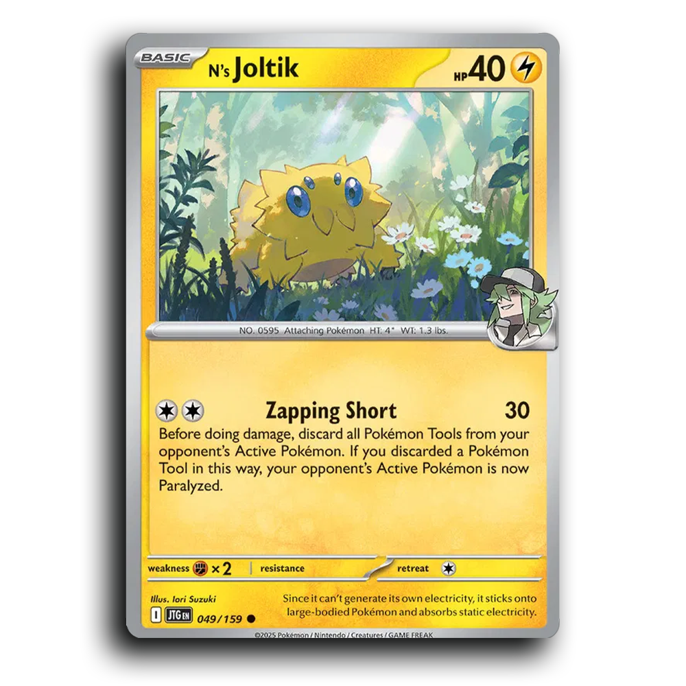 N's Joltik 049/159 Journey Together Common Pokemon Card TCG
