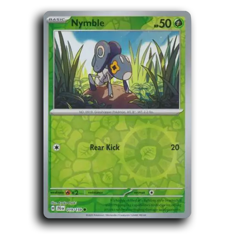 Nymble Journey Together 019/159 Common Near Mint Pokemon Card Reverse Holo