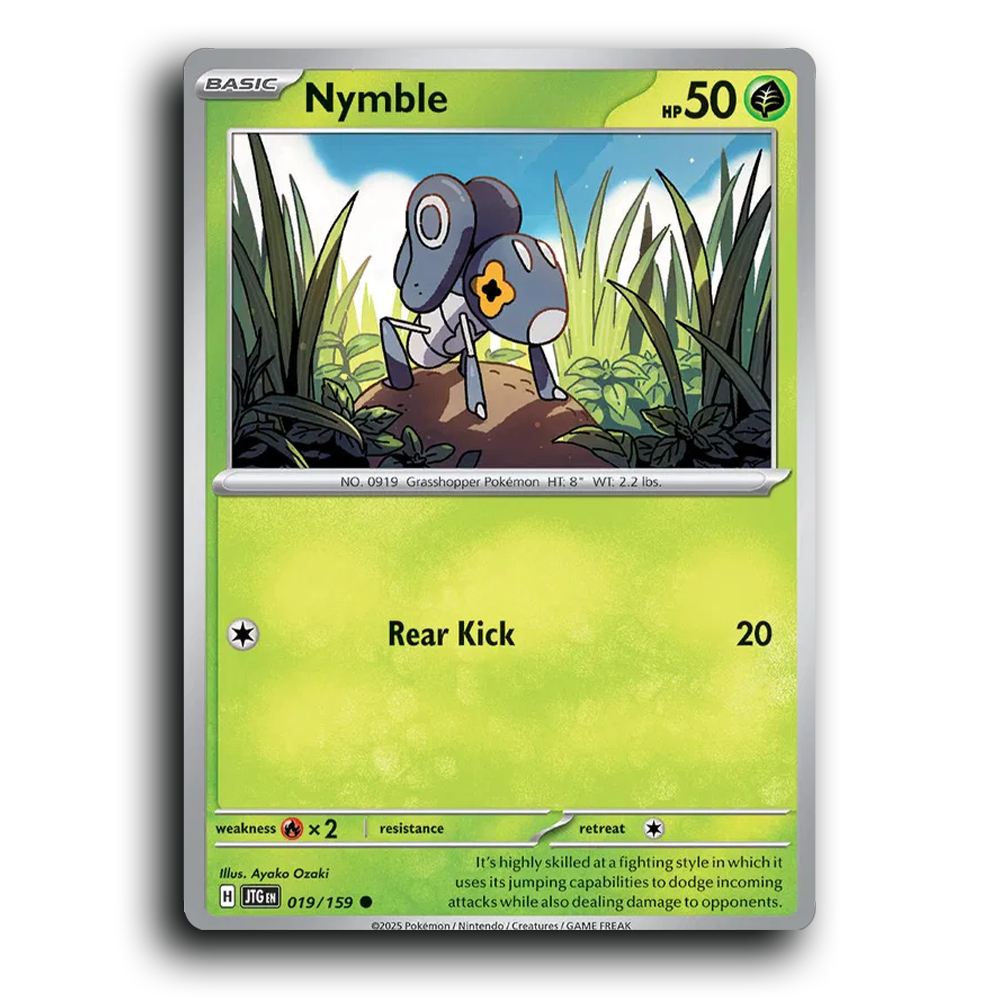 Nymble Journey Together 019/159 Common Near Mint Pokemon Card