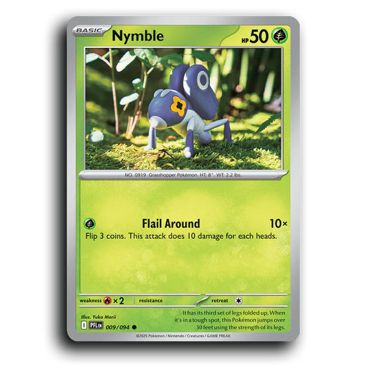 Nymble (009/094) [Phantasmal Flames] Common Pokemon Card TCG Near Mint NM