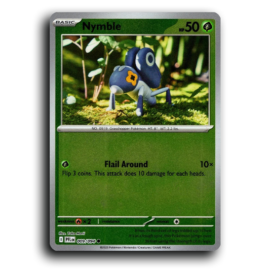 Nymble (009/094) [Phantasmal Flames] Common Pokemon Card TCG Near Mint NM Reverse Holo