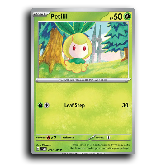 Petilil Journey Together 006/159 Common Near Mint Pokemon Card TCG