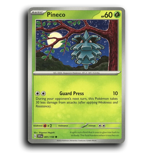 Pineco (001/198) [Scarlet & Violet] Common Pokemon Card TCG Near Mint NM