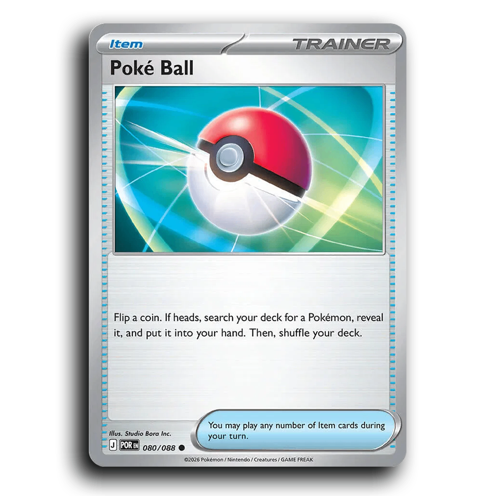 Poke Ball (080/088) [Perfect Order] Common Pokemon Card TCG Near Mint NM