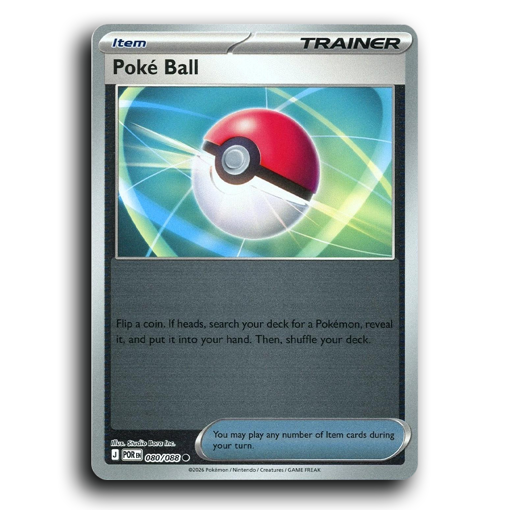 Poke Ball (080/088) [Perfect Order] Common Pokemon Card TCG Near Mint NM Reverse Holo