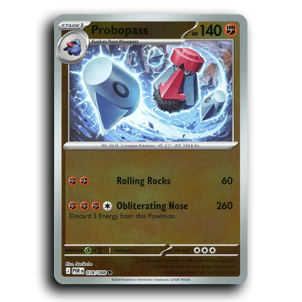 Probopass (038/088) [Perfect Order] Common Pokemon Card TCG Near Mint NM Reverse Holo