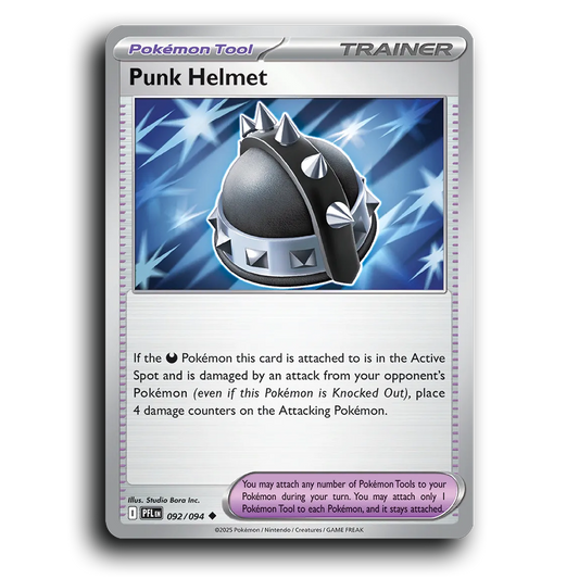 Punk Helmet (092/094) [Phantasmal Flames] Uncommon Pokemon Card TCG Near Mint NM