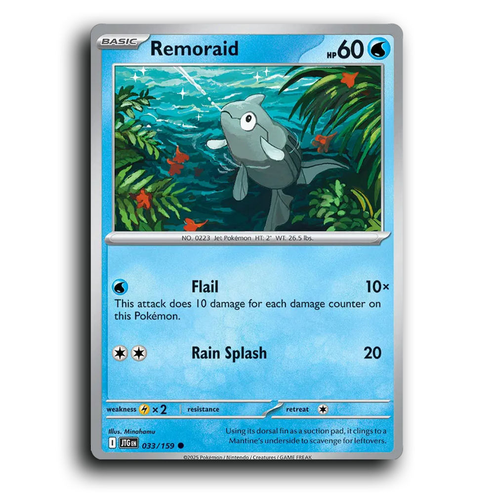 Remoraid 033/159 Journey Together Common Pokemon Card TCG